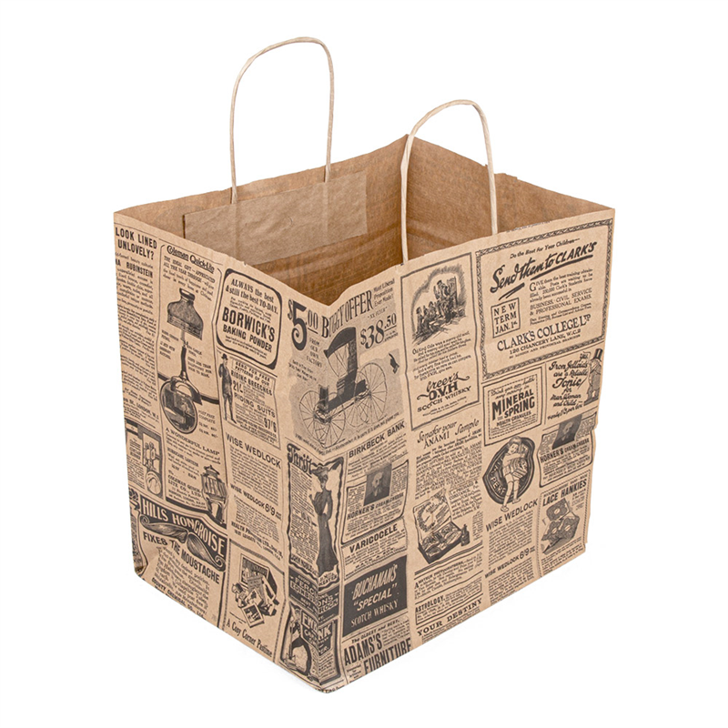Lot de 250 Sacs Sos Avec Anses traiteur 90 G/m2 à prix grossiste - Sac naturel à prix de gros