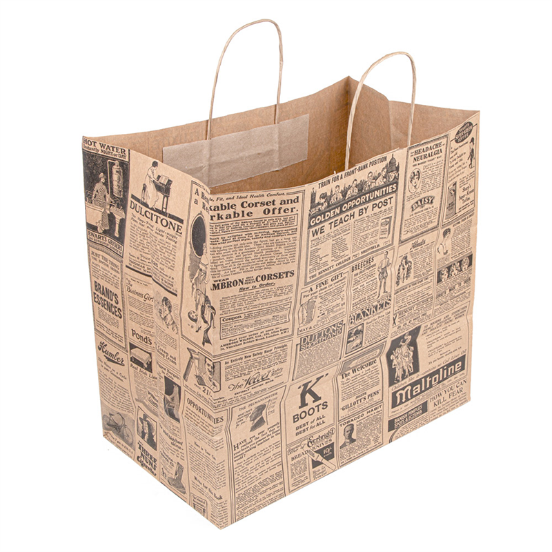 Lot de 250 Sacs Sos Avec Anses traiteur 90 G/m2 - Sac naturel à prix de gros