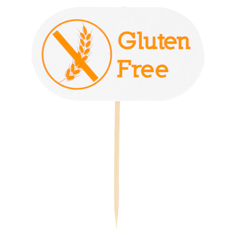 Lot de 100 Piques gluten Free à prix de gros - Produit en bois à prix grossiste