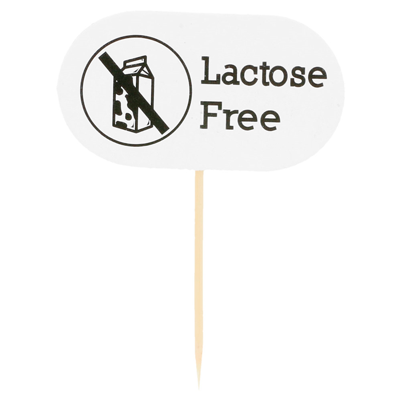 Lot de 100 Piques lactose Free - Produit en bois à prix grossiste