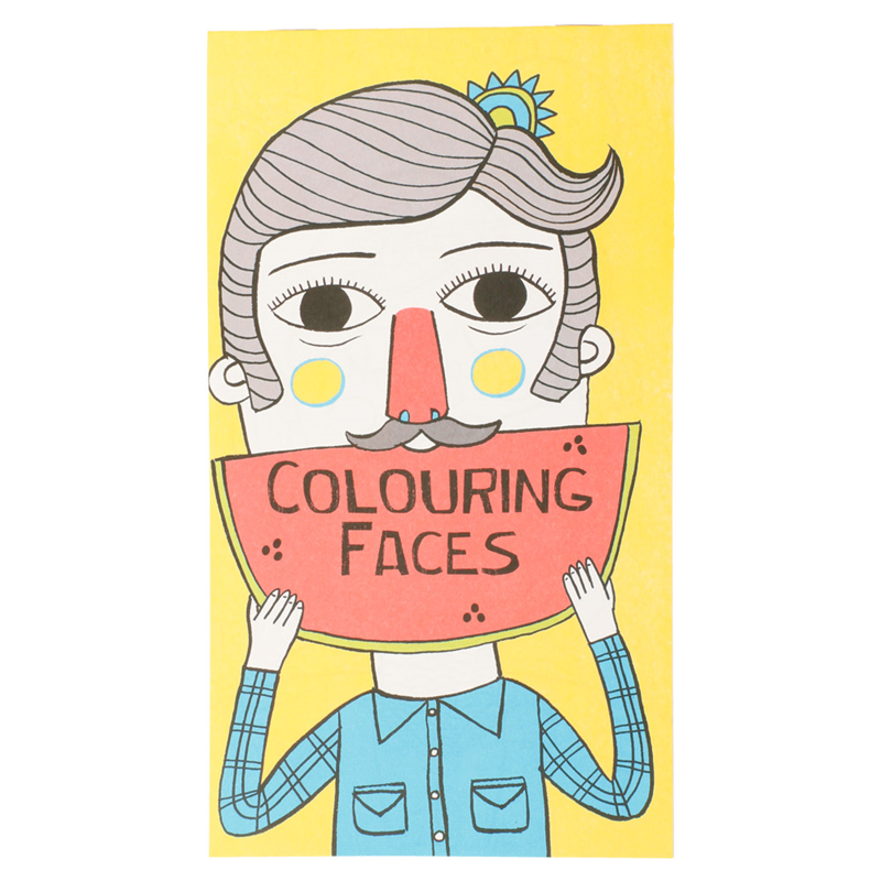 Lot de 100 Cahiers Coloriage visages 100 G/m2 - Set de coloriage à prix de gros