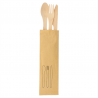 Lot de 200 Set Fourchette, Couteau, Cuillère - Produit en bois à prix grossiste Lot de 200 Set Fourchette, Couteau, Cuillère - Produit en bois à prix grossiste