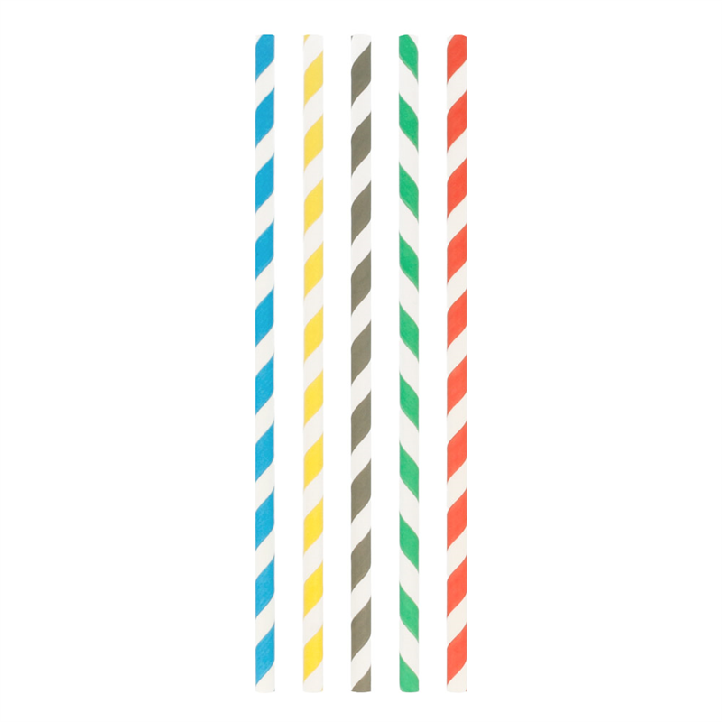 Pack of 3000 Straight Fringed Straws - straw at wholesale prices