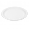Set of 400 Round Plates 320 G/m2 - single use plate at wholesale prices