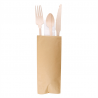Lot de 100 Sets Fourch.CouteauServ.Cuillère Café - Produit en bois à prix grossiste Lot de 100 Sets Fourch.CouteauServ.Cuillère Café - Produit en bois à prix grossiste