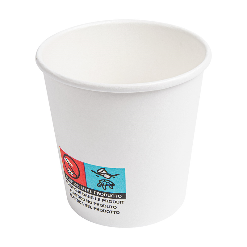 Batch of 1000 Hot Drinks Cups 1 Wall 230 18 Pe G/m2 - single-use cup at wholesale prices