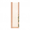 Lot de 250 Sachets Pain Rond Avec Fenêtre Eco 32 G/m2 - sachet pain à prix grossiste