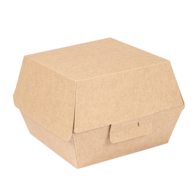 Batch of 500 Hamburger tins 220 G/m2 - cardboard box at wholesale prices