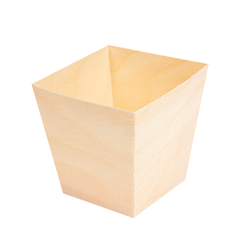 Lot de 50 Mini Bol En Feuille De Peuplier - Produit en bois à prix de gros
