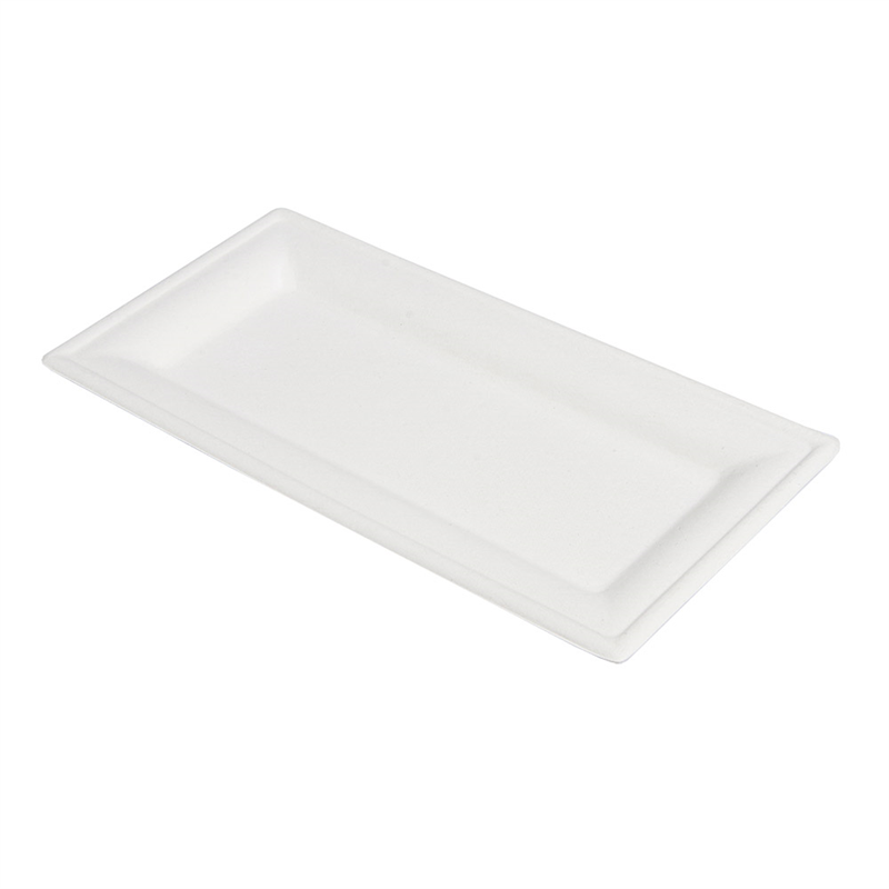 Lot de 500 Assiettes Rectangulaires - assiette à usage unique à prix grossiste