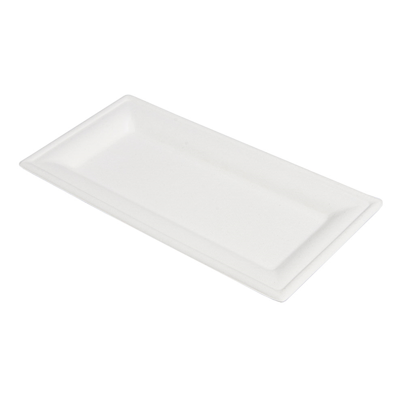 Pack of 500 Rectangular Plates - single use plate at wholesale prices