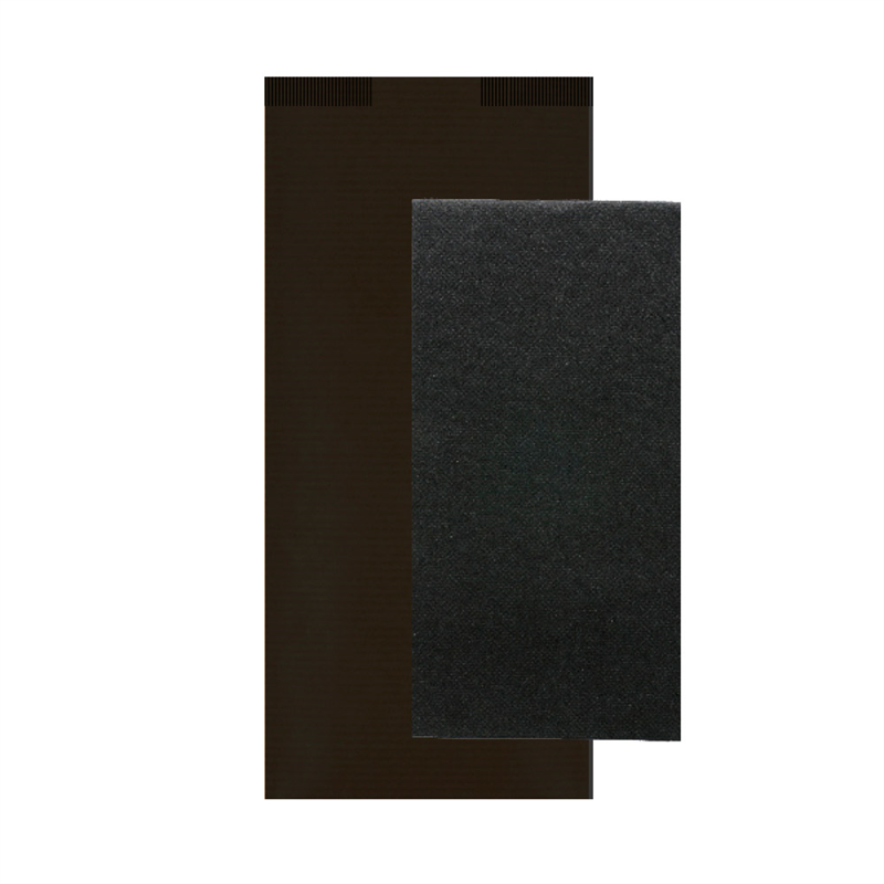 Lot de 300 Serviettes Noires Emb. 'd.point ' 40X32 Cm 40 10Pe G/m2 - serviette en papier à prix de gros