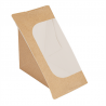Lot de 500 Boîtes Sandwich Triple Triangulaire Fenêtre Auto-Adhésive 220 G/m2 Opp - boîte en carton à prix grossiste
