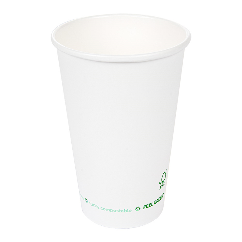 Pack of 1000 1-Wall Paper Cups 300 G/m2 - single-use cup at wholesale prices