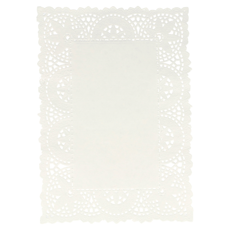 Pack of 250 Rectangular Lace 47 G/m2 - lace doily at wholesale prices