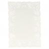 Lot de 250 Dentelles Rectangulaires 47 G/m2 - napperon en dentelle à prix grossiste Lot de 250 Dentelles Rectangulaires 47 G/m2 - napperon en dentelle à prix grossiste
