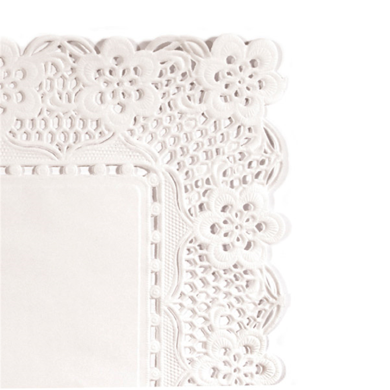 Pack of 250 Rectangular Lace 47 G/m2 - lace doily at wholesale prices