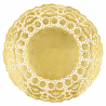 Pack of 100 Metallic round laces - lace doily at wholesale prices