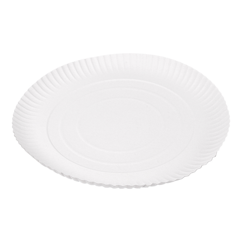 Lot de 50 Plateaux Pâtisserie En Relief - assiette à usage unique à prix de gros