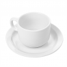 Lot de 12 Tasses Café Soucoupes - Service à café à prix grossiste