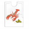 Pack of 500 Adult Lobster Bibs - disposable bib at wholesale prices
