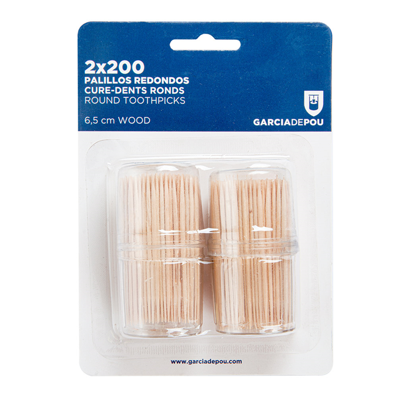 2X200 U. Cure-Dents Ronds, Grossiste Dropshipping