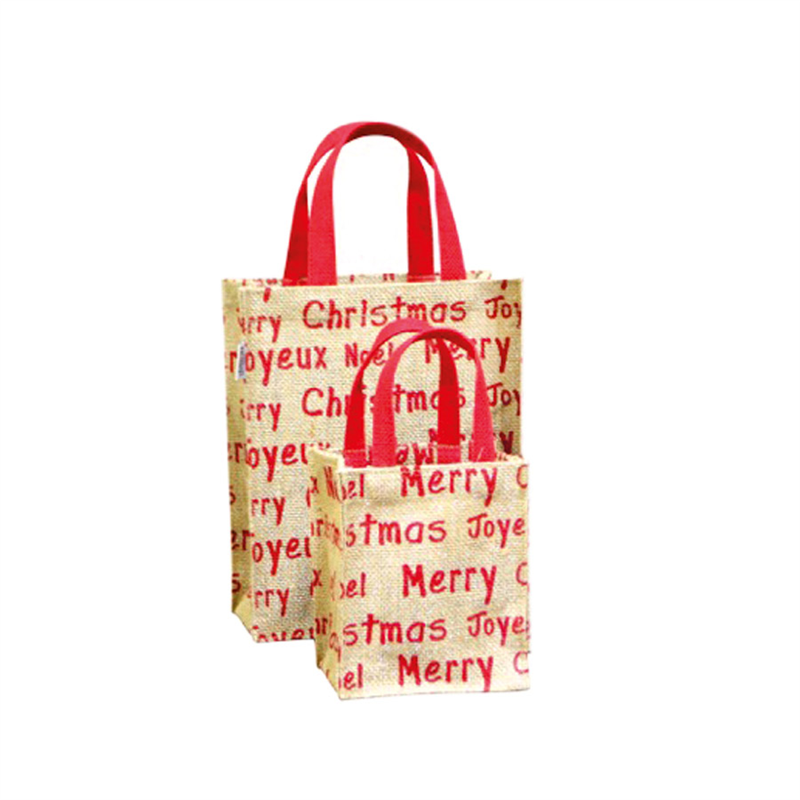 Lot de 10 Sacs - Christmas à prix de gros - Sac naturel à prix grossiste