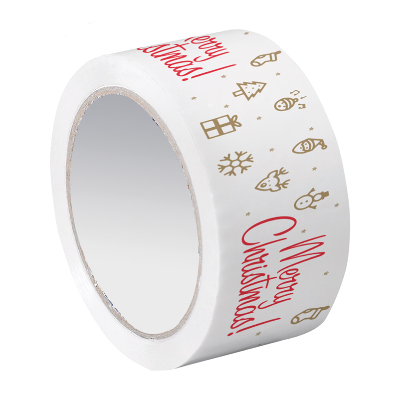 Pack of 4 Merry Christmas Adhesive Tape Rolls 50 Mic. - Adhesive tape at wholesale prices