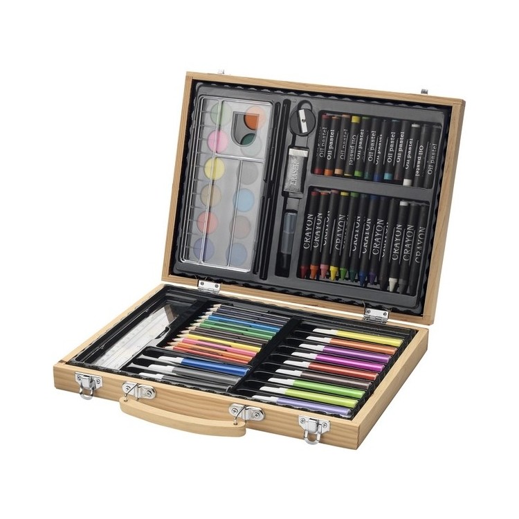 67-piece professional coloring set - Colored pencil at wholesale prices