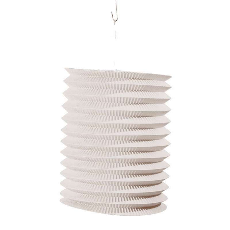 Hvid cylindrisk lanterne 16 cm - Produkter til engrospris