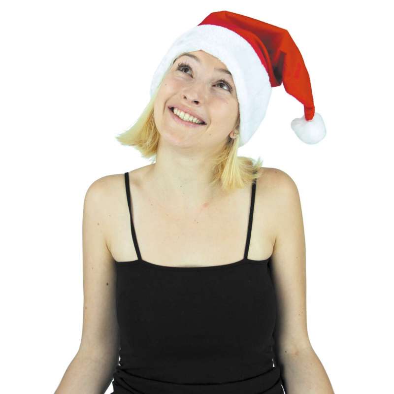 SANTA HAT LUXE - Christmas bonnet at wholesale prices