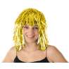 Peluca Disco Talla Única Color Dorado - peluca a precios de mayorista Peluca Disco Talla Única Color Dorado - peluca a precios de mayorista