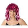 Peruca Disco Rosa Tamanho Único - peruca a preço grossista