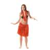 Gonna Hawaii Rossa Luxe 45CM - giacca hawaiana a prezzi all'ingrosso