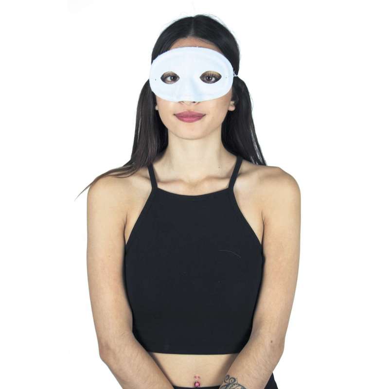 LOUP VELOURS BLANC - masque à prix de gros