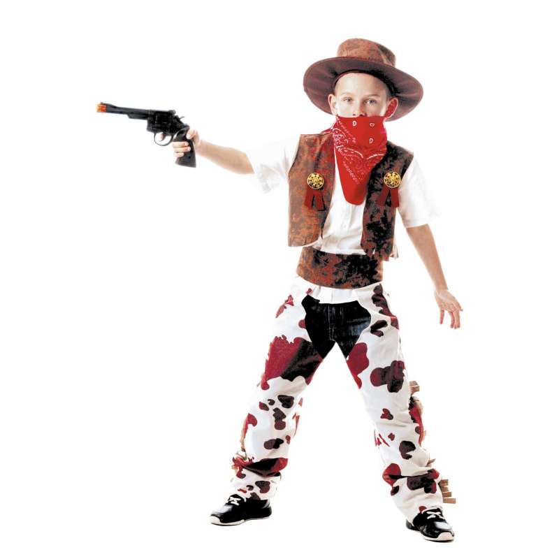 Cowboykostume til bØrn 4-6 år - Udklædning til engrospris