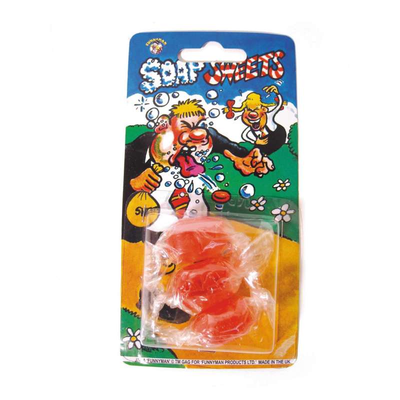 Caramelos Sabor Jabón 3 Unidades - artículos de broma a precios de mayorista