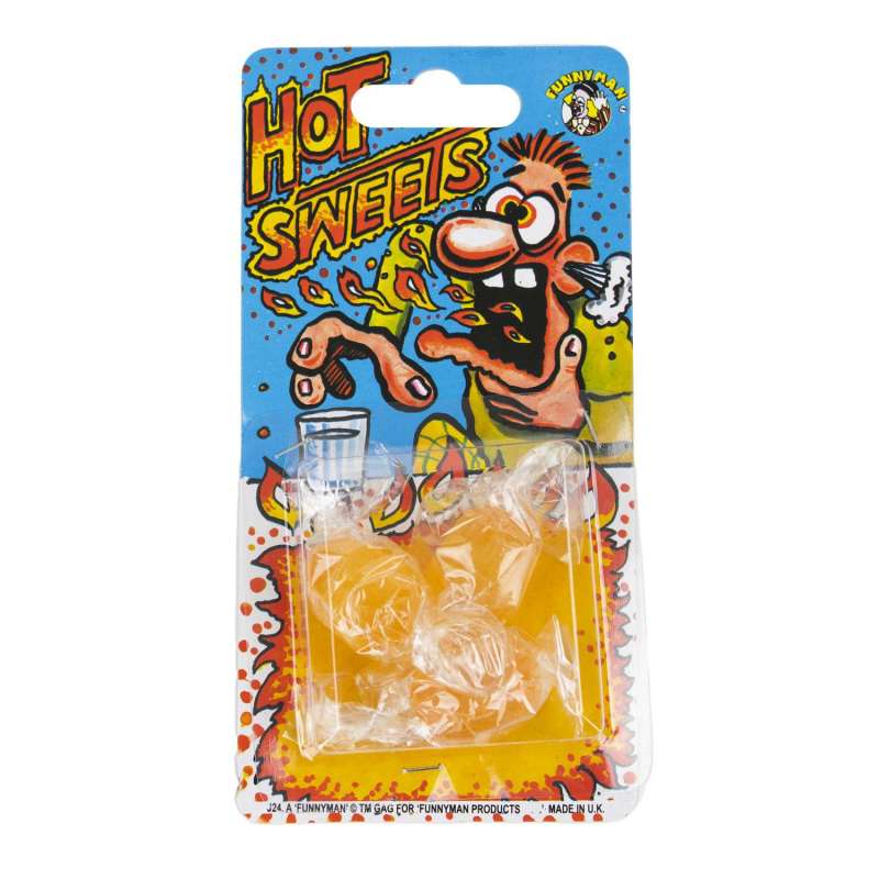 Caramelos picantes en paquete de 3 - artículos de broma a precios de mayorista