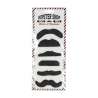PARTY MOUSTACHE SET OF 6 BLACK MOUSTACHES - moustache at wholesale prices