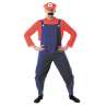 Roter und blauer Latzhose Kostüm 3-teilige - Kostüm zu Großhandelspreisen