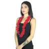 COLLIER HAWAI ROUGE - collier de fleurs à prix de gros
