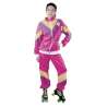 Tuta Jogging Rosa Anni '80 100% Poliestere - Costume a prezzi all'ingrosso