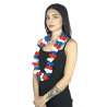 COLLIER HAWAI TRICOLORE - collier de fleurs à prix grossiste
