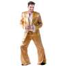 Costume dorato scintillante con giacca, camicia e pantaloni - Costume a prezzi all'ingrosso Costume dorato scintillante con giacca, camicia e pantaloni - Costume a prezzi all'ingrosso