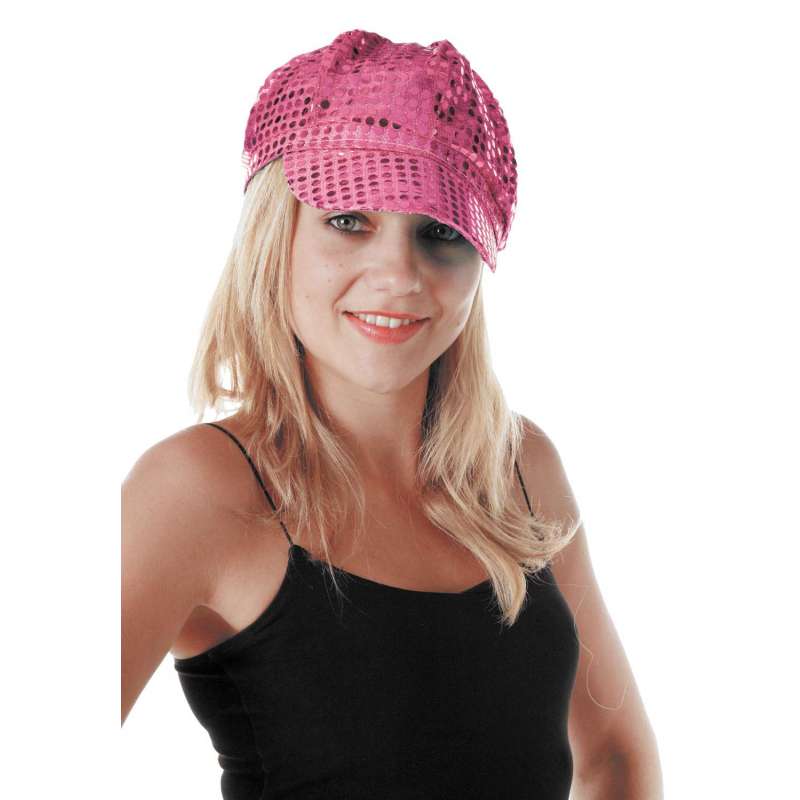 Chapéu Disco Rosa em Poliéster - Boné a preço grossista