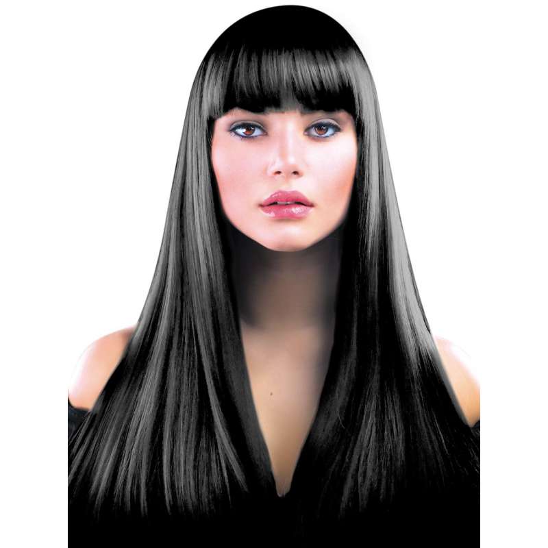 Schwarze Lola Perücke 180g zu Großhandelspreisen - Perücke zu Großhandelspreisen