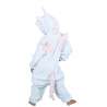 KIGURUMI PINK AND WHITE UNICORN COSTUME CHILD T 4/6 YEARS - Disguise at wholesale prices