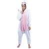 KIGURUMI PINK AND WHITE UNICORN COSTUME ADULT - Disguise at wholesale prices