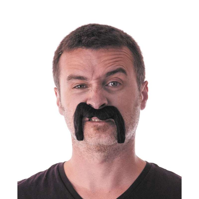 MOUSTACHE WATSON NOIRE - moustache à prix grossiste