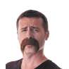 MOUSTACHE KEKE MARRON - moustache à prix de gros
